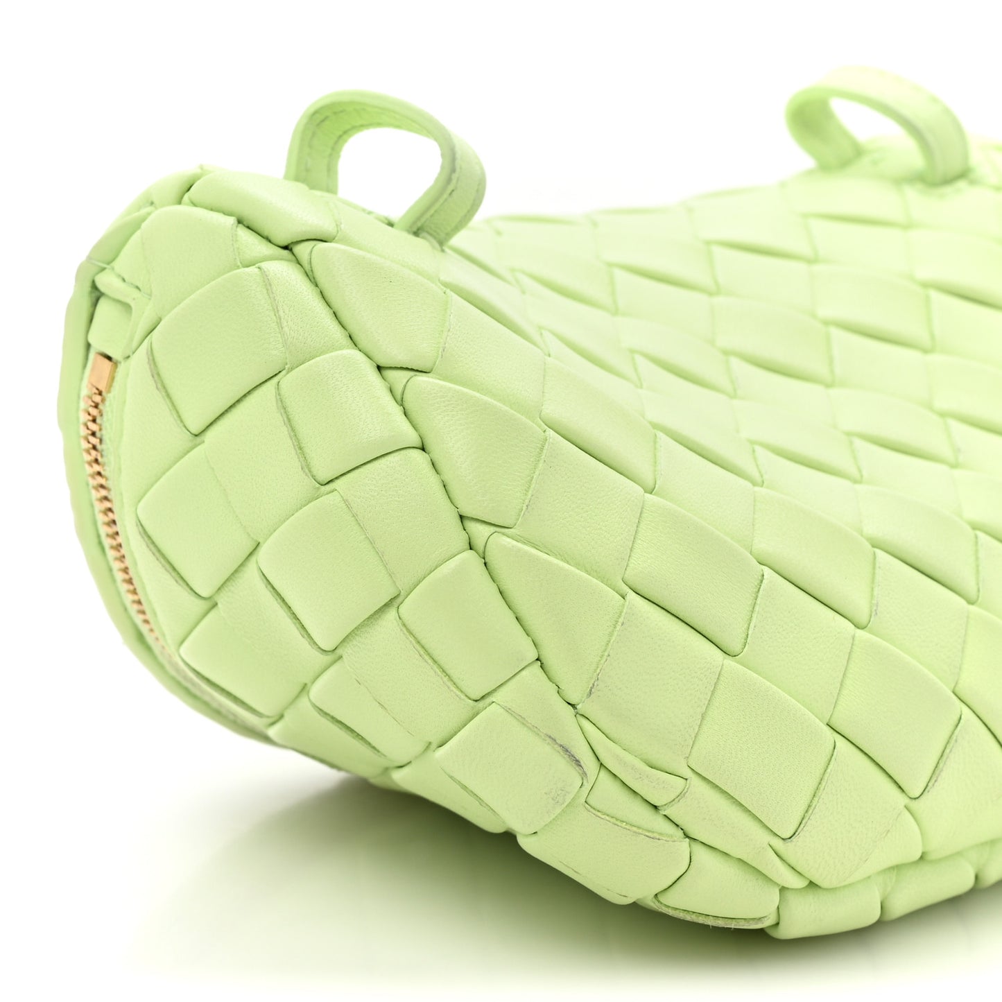 Nappa Intrecciato Belt Bag Fennel