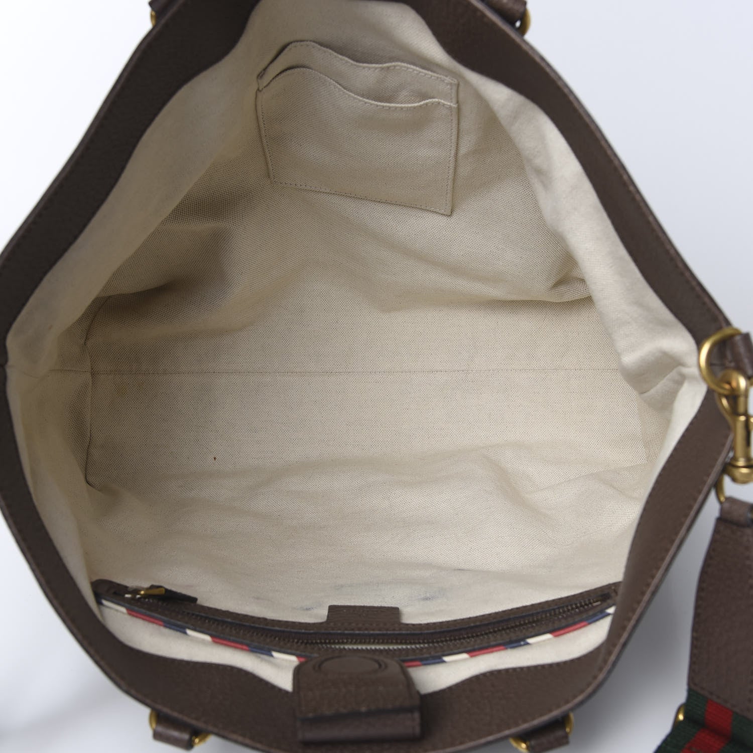 Gucci Soft GG Supreme Monogram Courrier Medium Crossbody Tote Beige New Acero 4 of 11