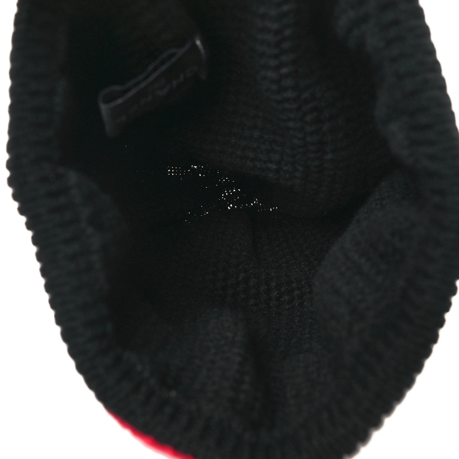 Chanel Cashmere CC Beanie Hat Black Pink 3 of 4
