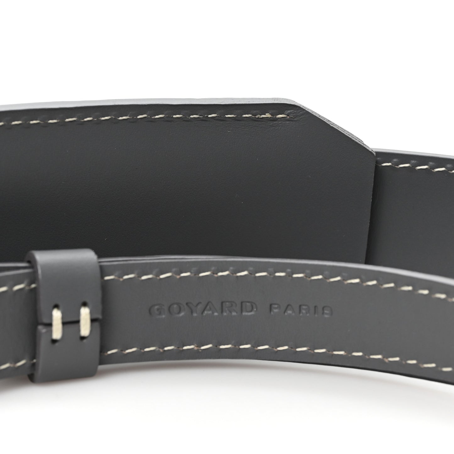 Calfskin Shoulder Strap Grey