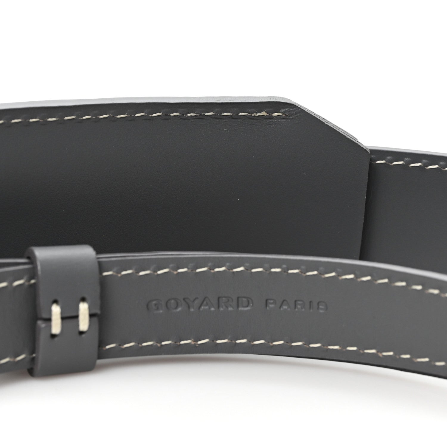 Goyard Calfskin Shoulder Strap Grey 4 of 4
