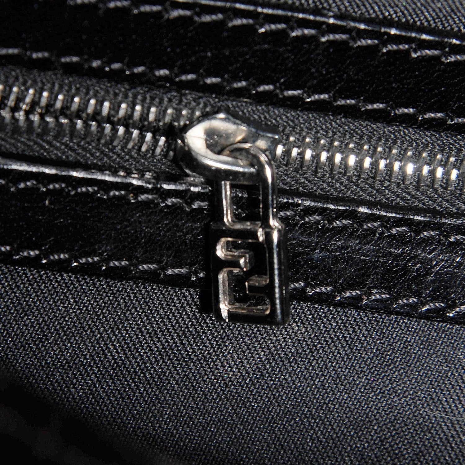 Fendi Beaded Baguette Black 8 of 8