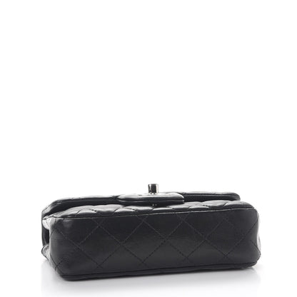 Chanel Lambskin Quilted Extra Mini Rectangular Flap Black 5 of 17