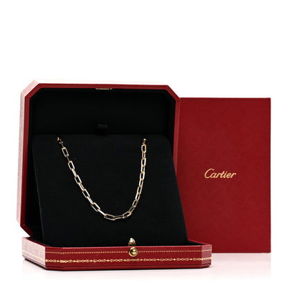 Cartier 18K Yellow Gold SM Santos De Cartier Link Necklace 22" 5 of 5