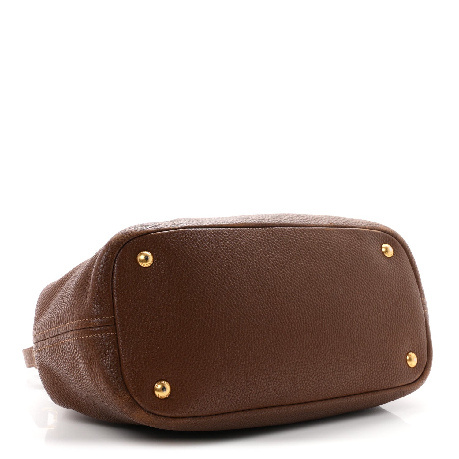 Prada Vitello Daino Tote Palissandro 4 of 11