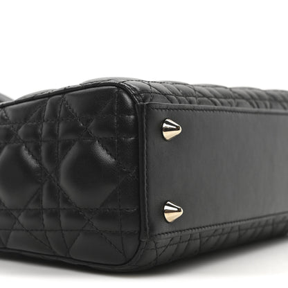 Christian Dior Lambskin Cannage Small My ABCDior Lady Dior Black 8 of 10