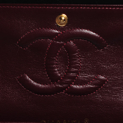 Chanel Lambskin Quilted Medium Double Flap Black 6 of 10