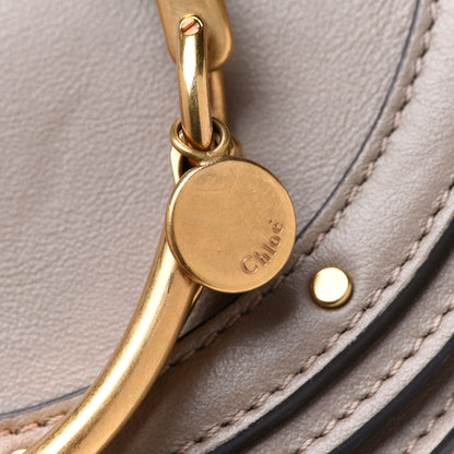 Chloe Calfskin Small Nile Bracelet Minaudiere Bag Motty Grey 8 of 11