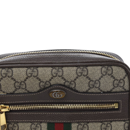 Gucci GG Supreme Monogram Web Small Ophidia Belt Bag 85 34 Dark Brown 13 of 13