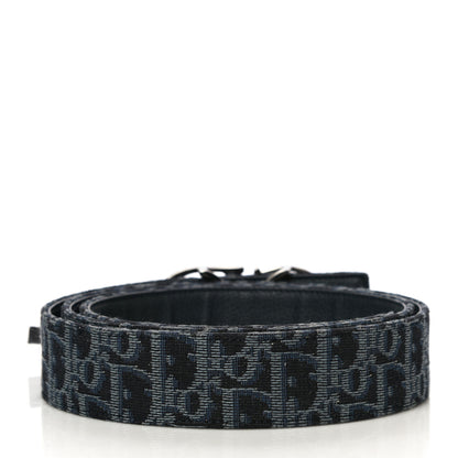 Christian Dior Oblique 35mm Belt 110 Blue Multi 3 of 7