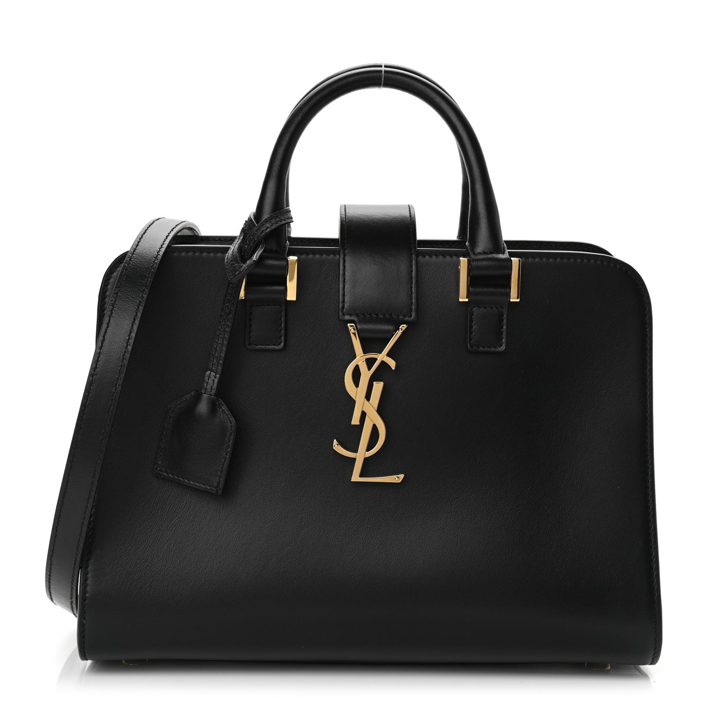 Calfskin Monogram Baby Cabas Black