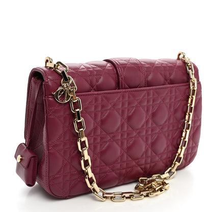 Christian Dior Lambskin Cannage Medium Miss Dior Flap Hortensia 3 of 9