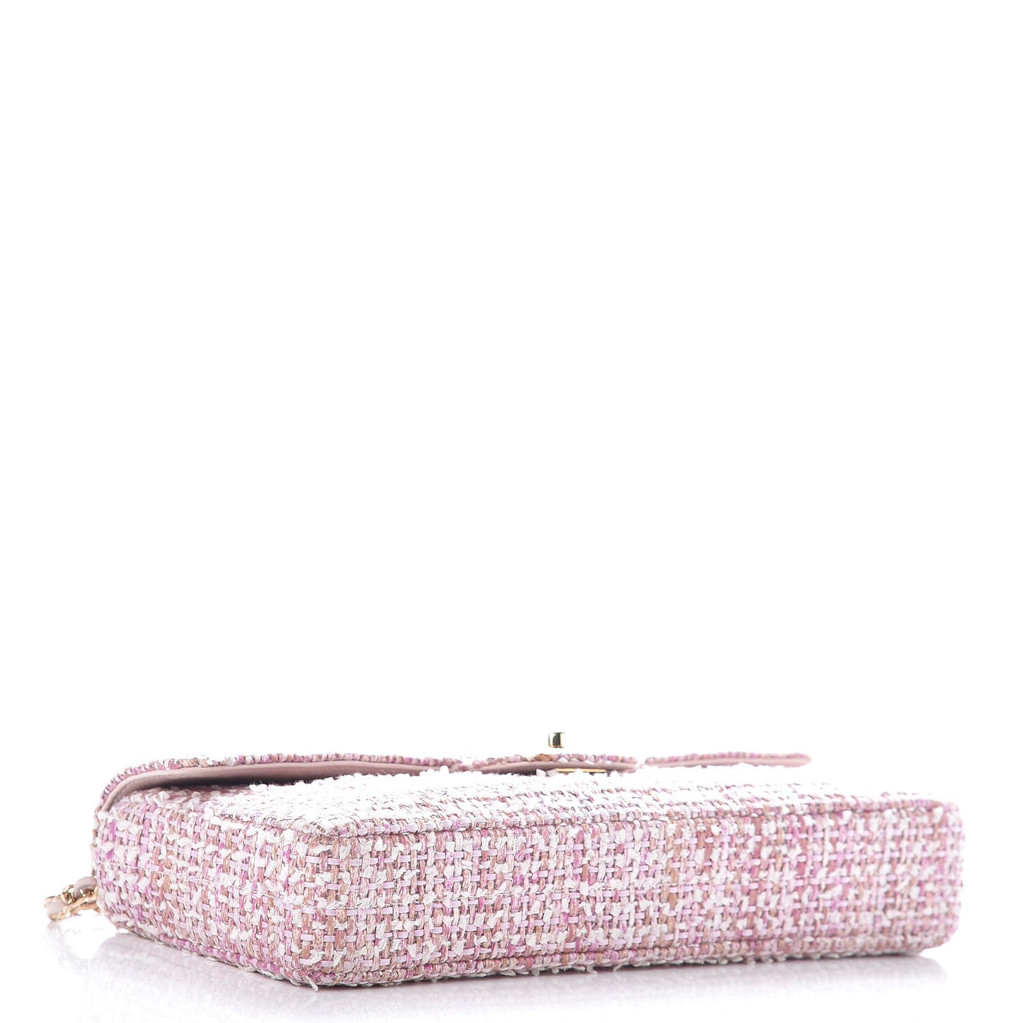 Tweed East West Flap Pink