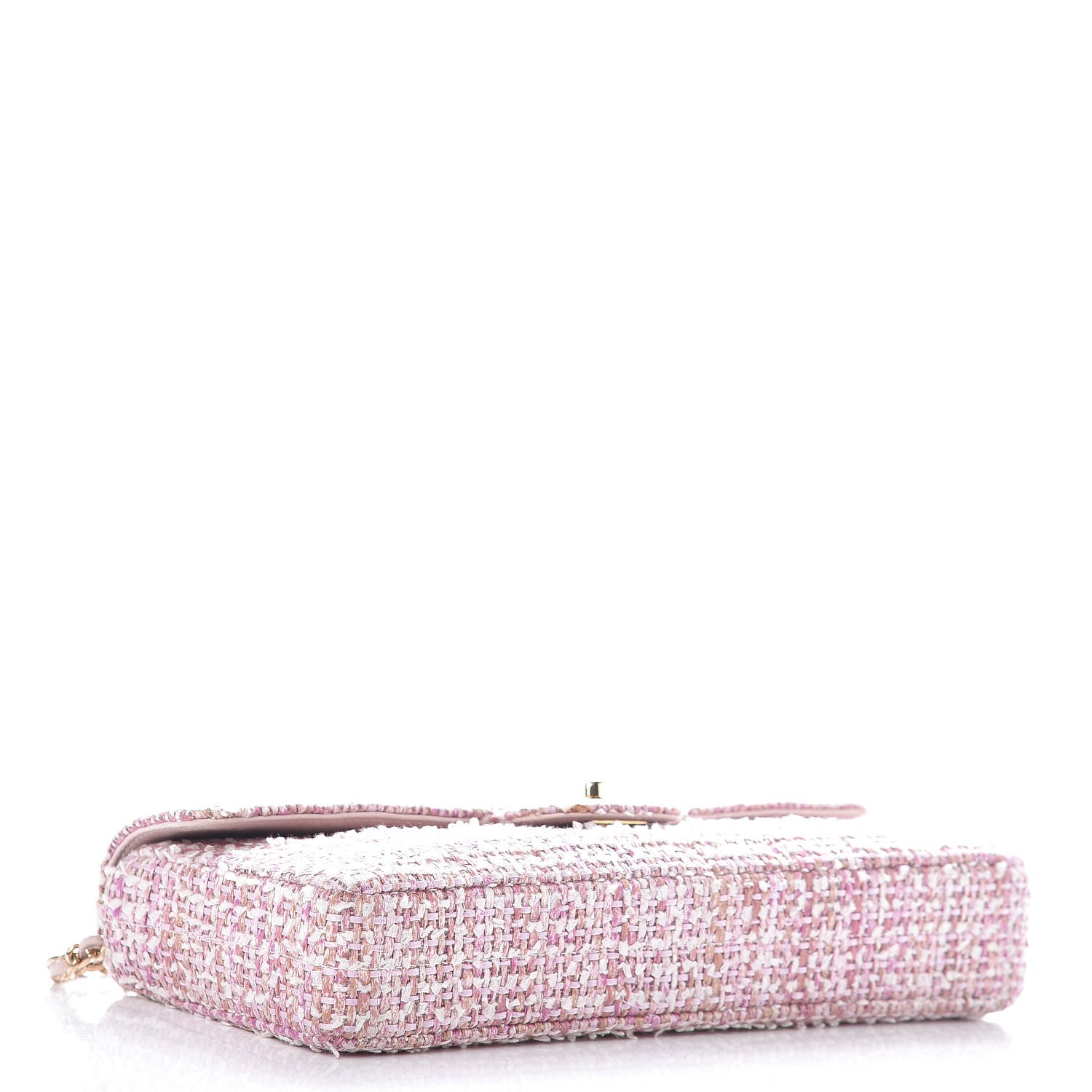 Chanel Tweed East West Flap Pink 4 of 11