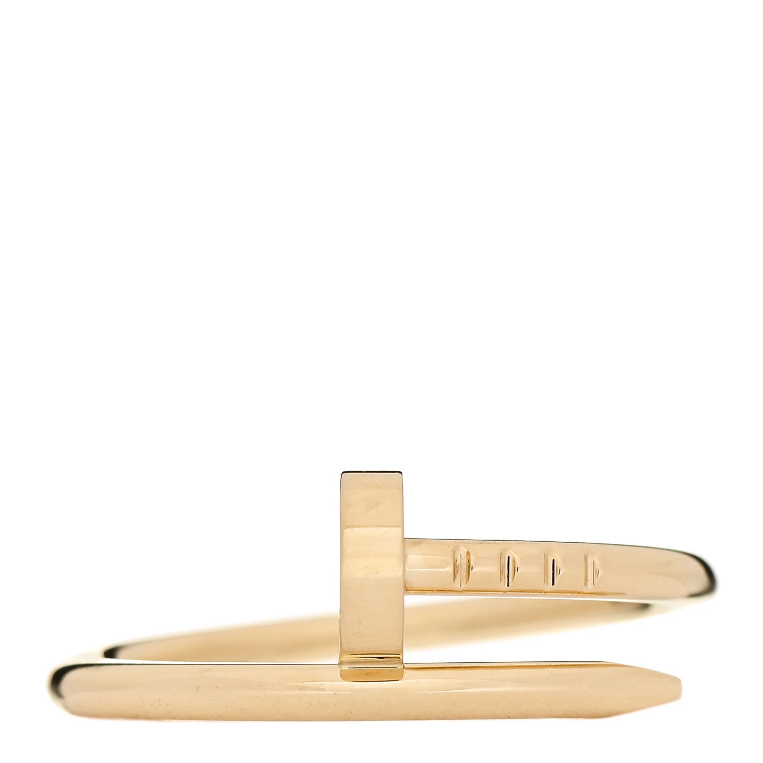 Cartier 18K Yellow Gold Small Juste Un Clou Ring 54 6.75 1 of 5