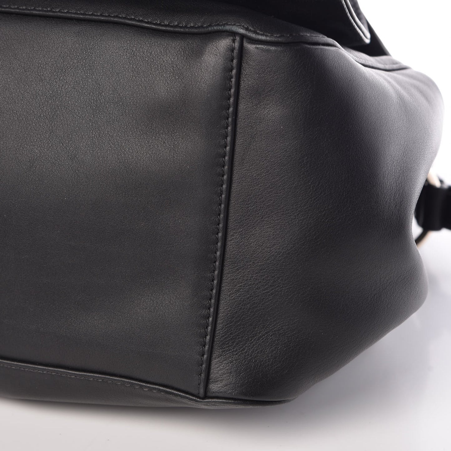 Smooth Calfskin Bloomy Crossbody Bag Black