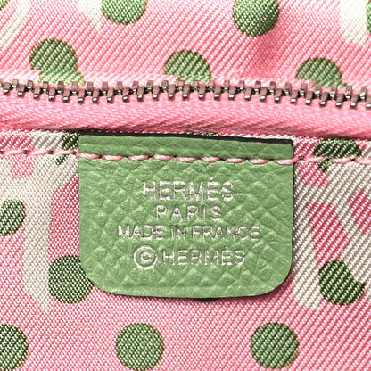 Hermes Epsom Silk'In Wallet Vert Criquet 6 of 8