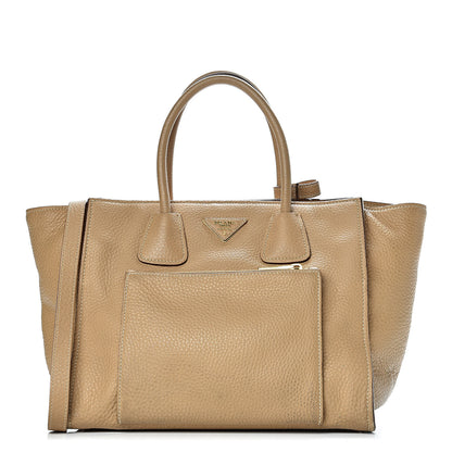 Prada Vitello Daino Shopping Tote Sughero 1 of 27