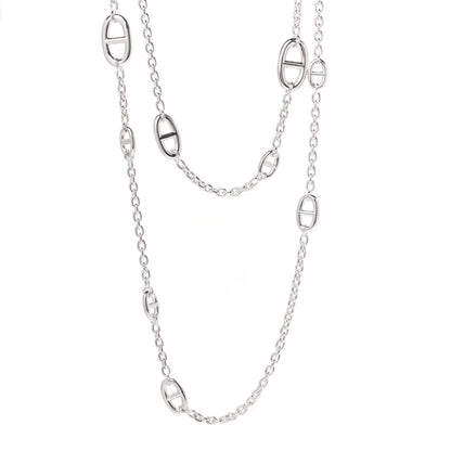 Hermes Sterling Silver Farandole Necklace 120 1 of 5