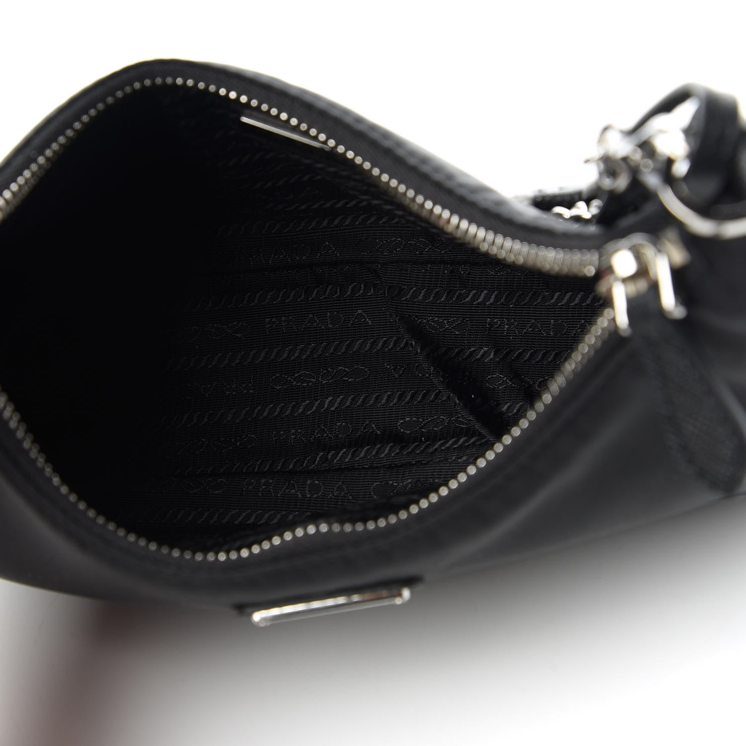 Prada Nylon Re-Edition 2005 Shoulder Bag Black 5 of 10