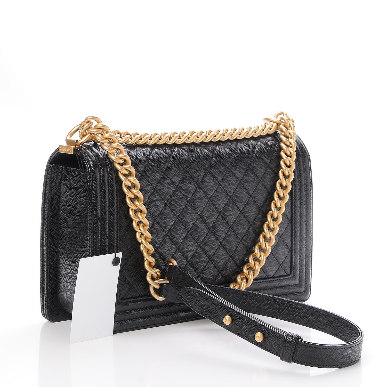 Chanel Caviar Quilted New Medium Boy Flap Black 3 of 8