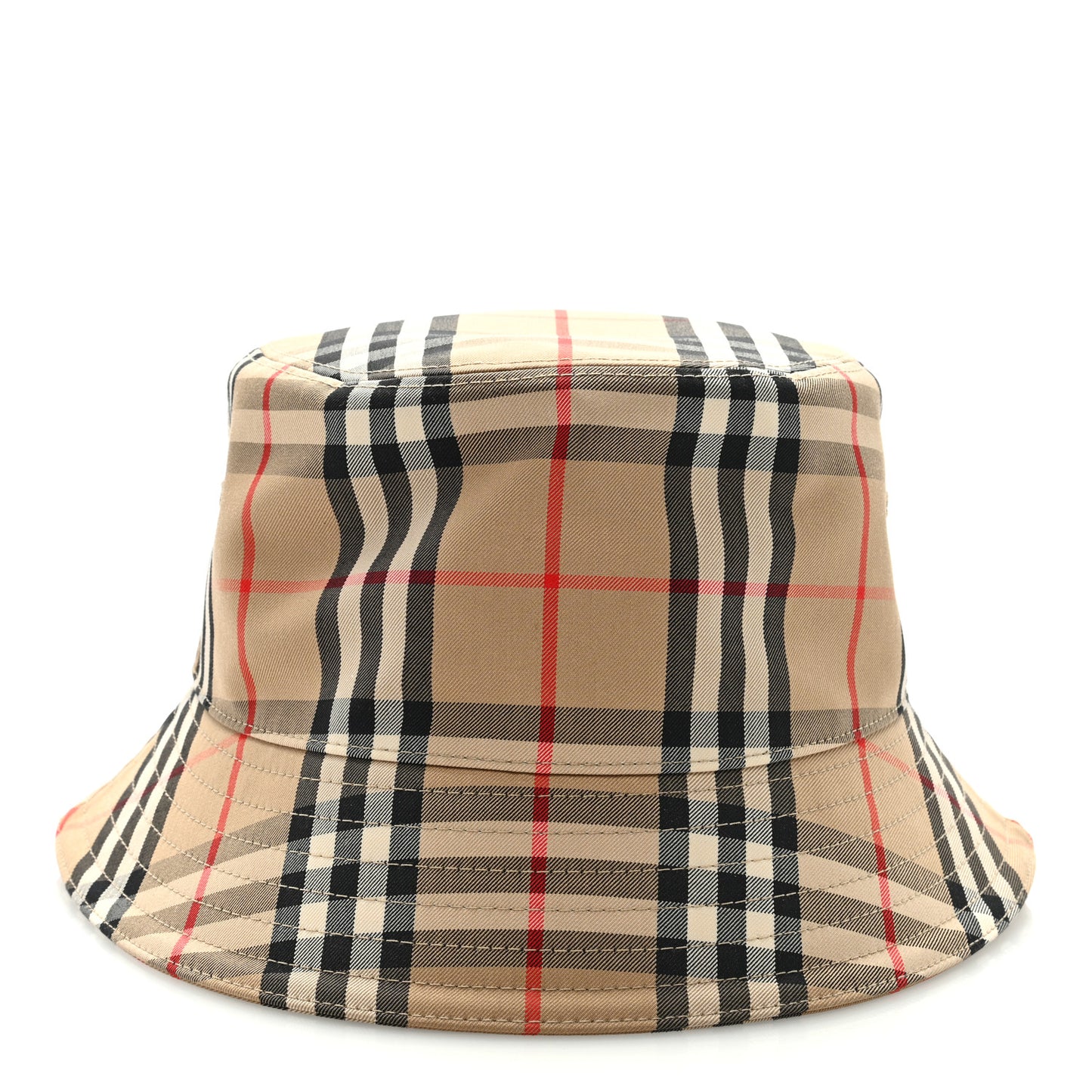 Technical Cotton Vintage Check Bucket Hat XL Archive Beige