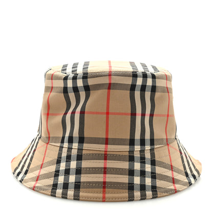 Burberry Technical Cotton Vintage Check Bucket Hat XL Archive Beige 2 of 7