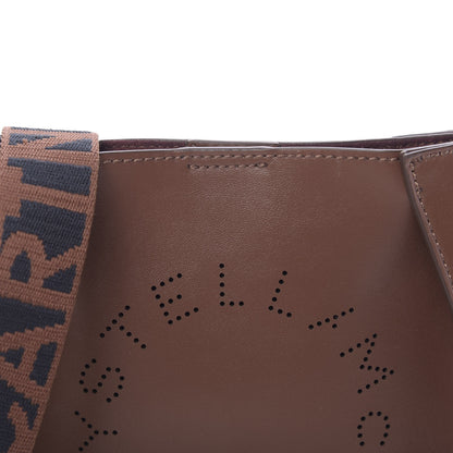 Stella McCartney Eco Alter Nappa Perforated Logo Tiny Crossbody Cinnamon 8 of 8