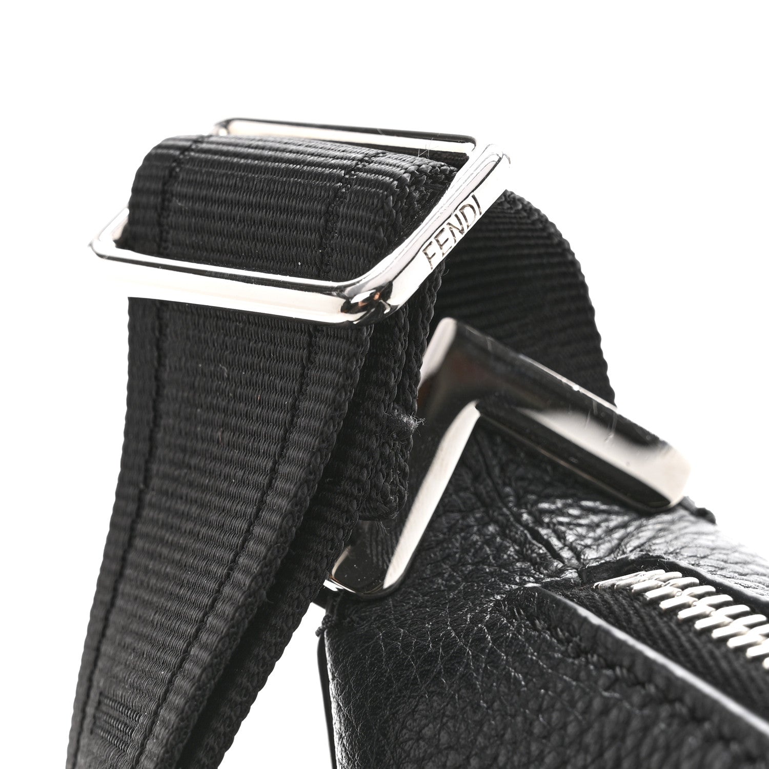 Fendi Cuoio Romano Small Melon Bag Black 12 of 15