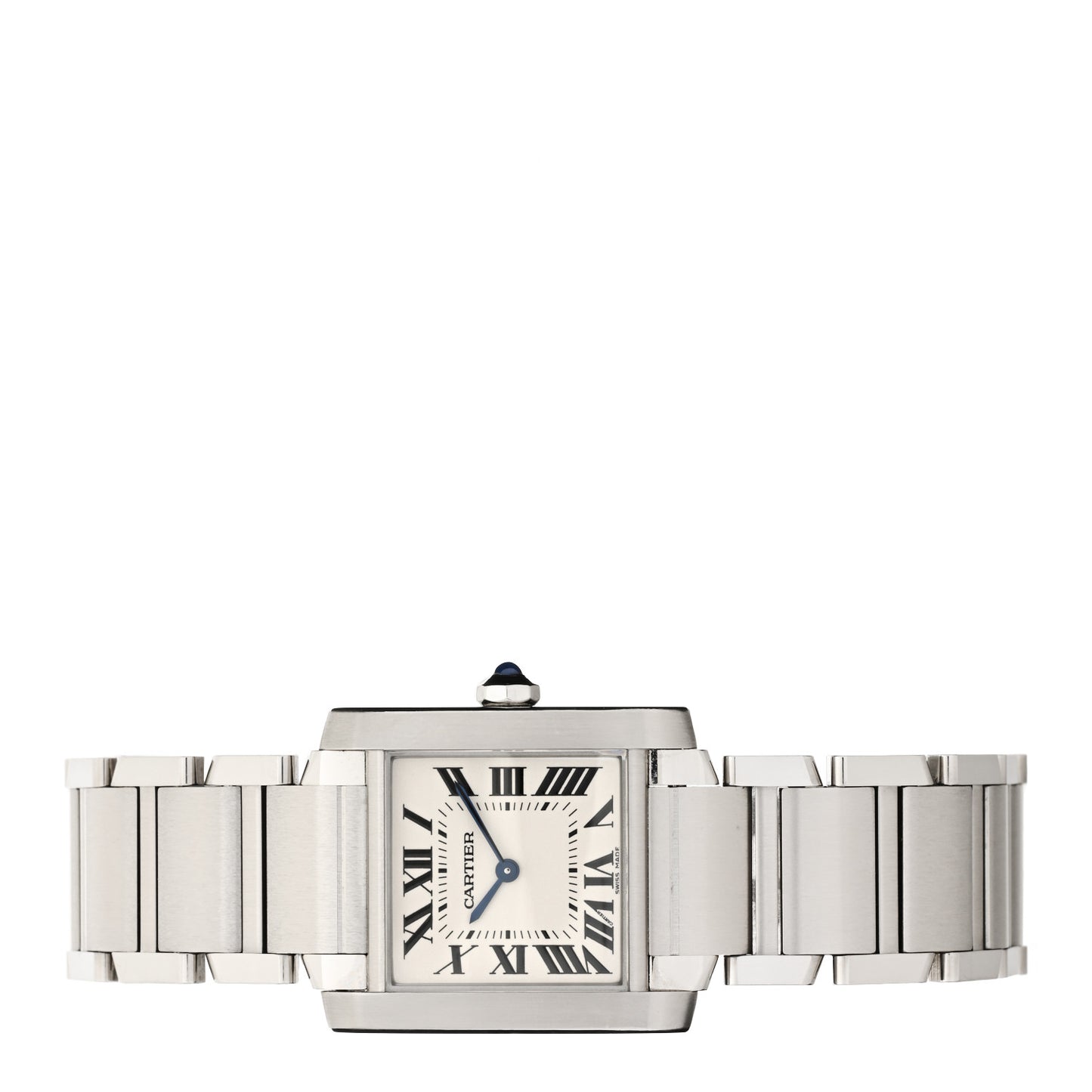 Stainless Steel 20mm Tank Francaise Quartz Watch