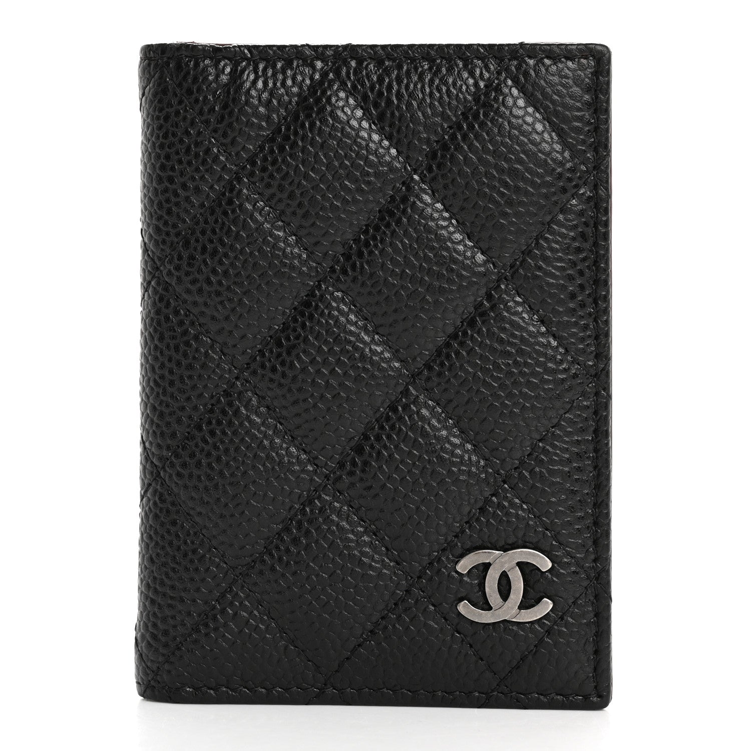 Chanel Caviar Quilted Card Holder Wallet Black 1 of 9