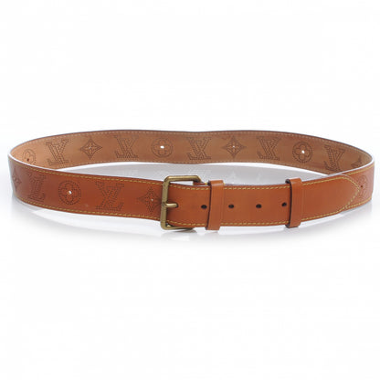 Louis Vuitton Nomade Perforation Belt 100 40 Caramel 1 of 6