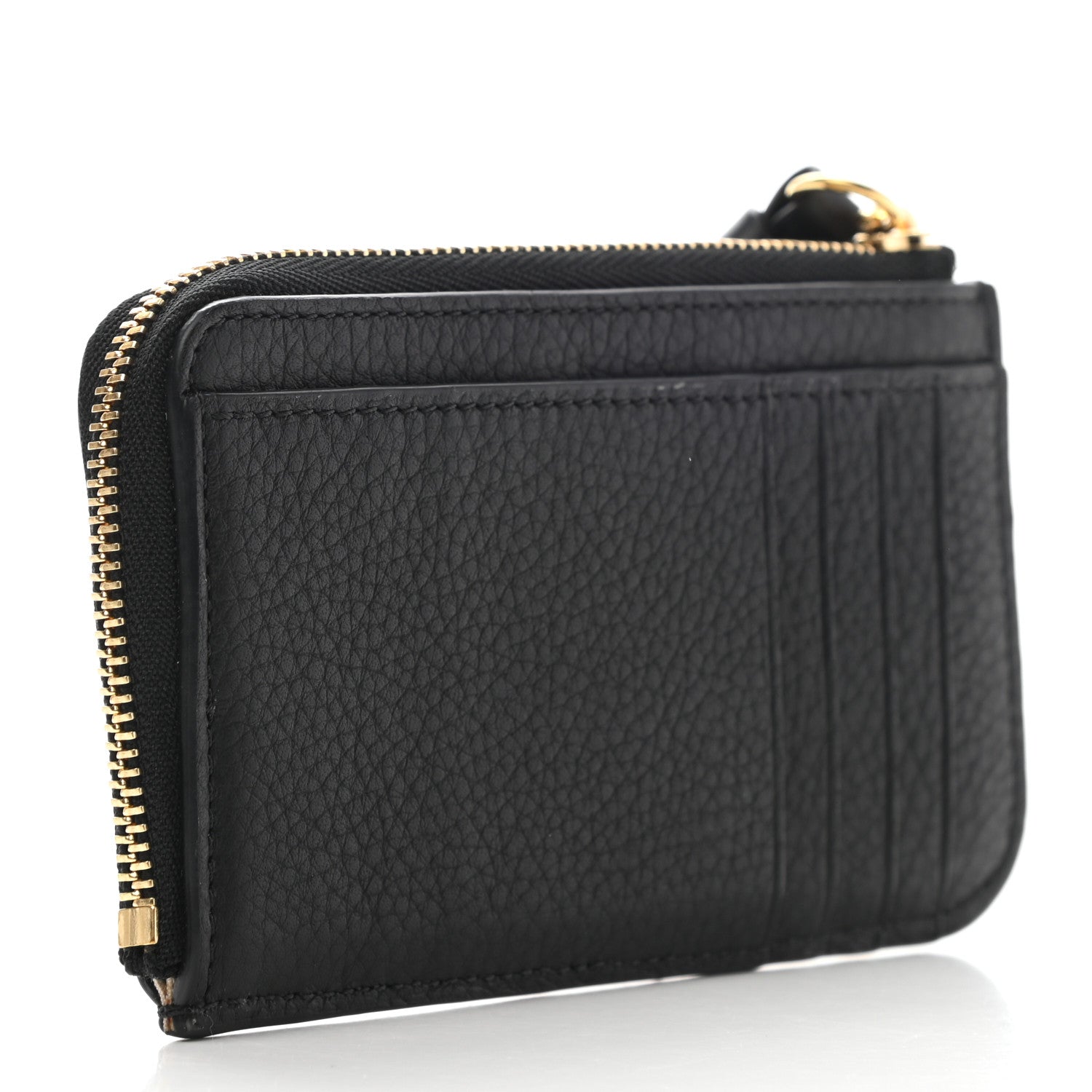 Chloe Calfskin Alphabet Purse Wallet Black 3 of 7