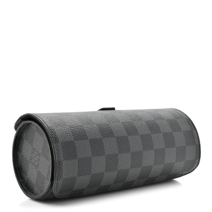 Louis Vuitton Damier Graphite 3 Watch Travel Case 3 of 7