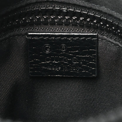 Gucci Nylon Monogram Mini Flat Messenger Bag Black 6 of 9