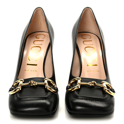 Gucci Malaga Kid Horsebit 75mm Pumps 38 Black 3 of 10