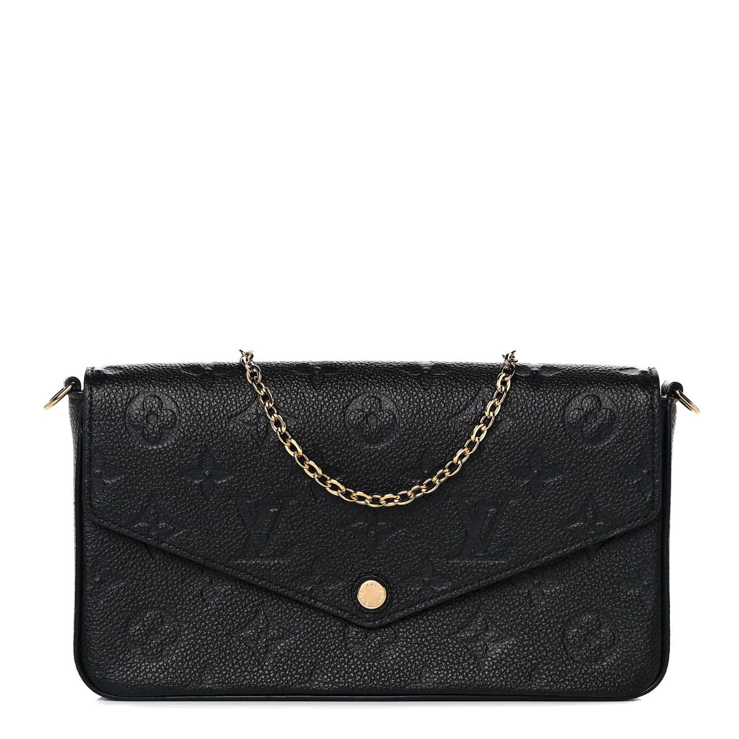Empreinte Pochette Felicie Chain Wallet Black