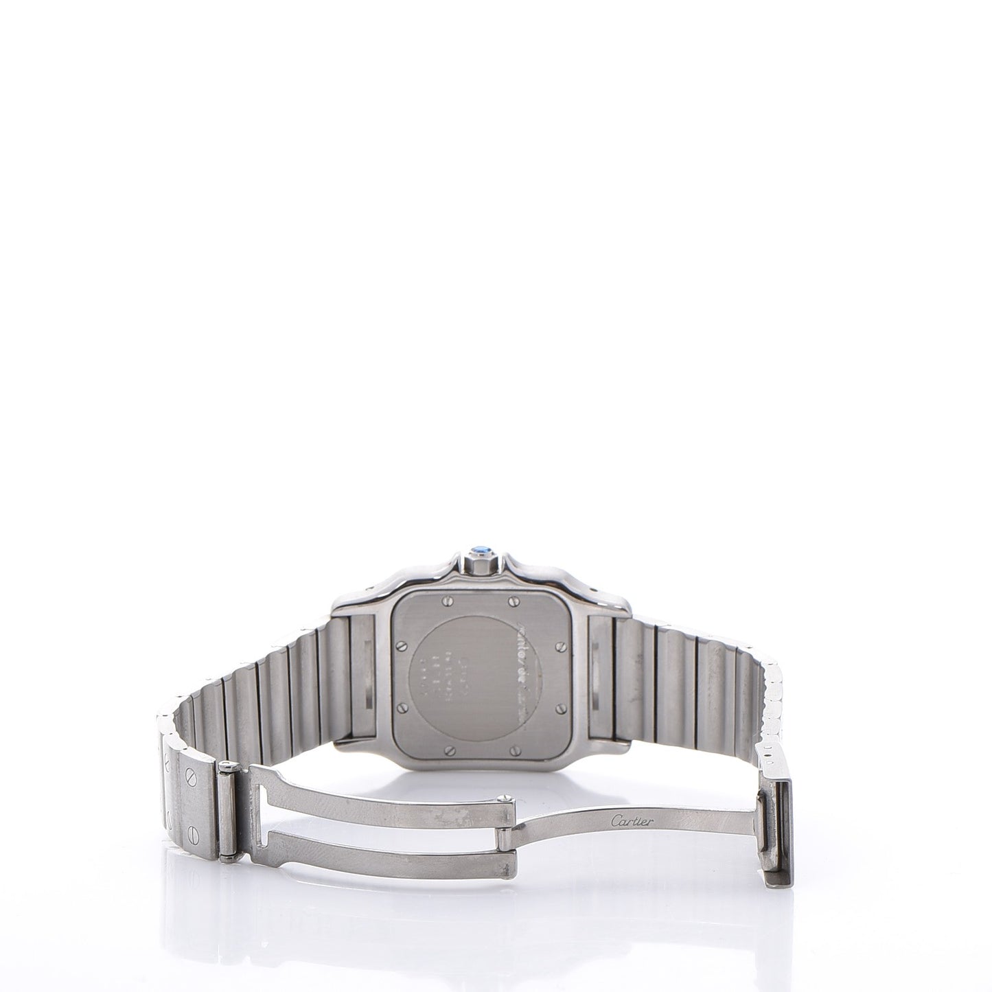 Stainless Steel 29mm Santos De Galbee Quartz Watch