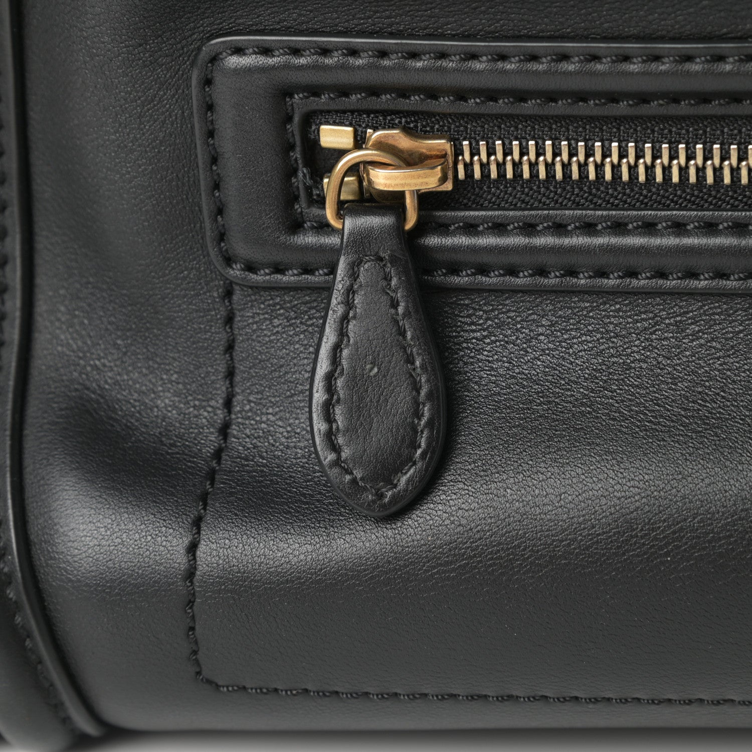 Celine Smooth Calfskin Mini Luggage Black 15 of 16