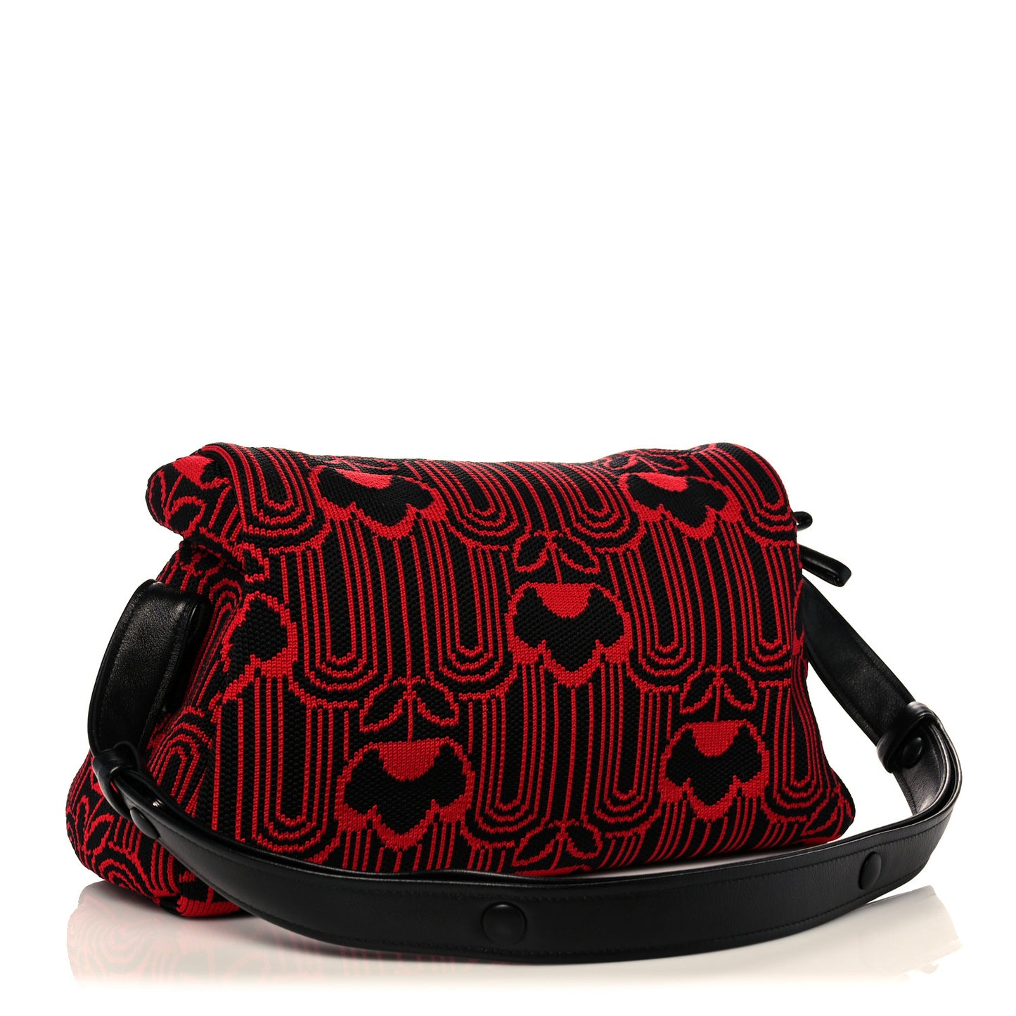 Maglia Jacquard Signaux Bag Black Rosso
