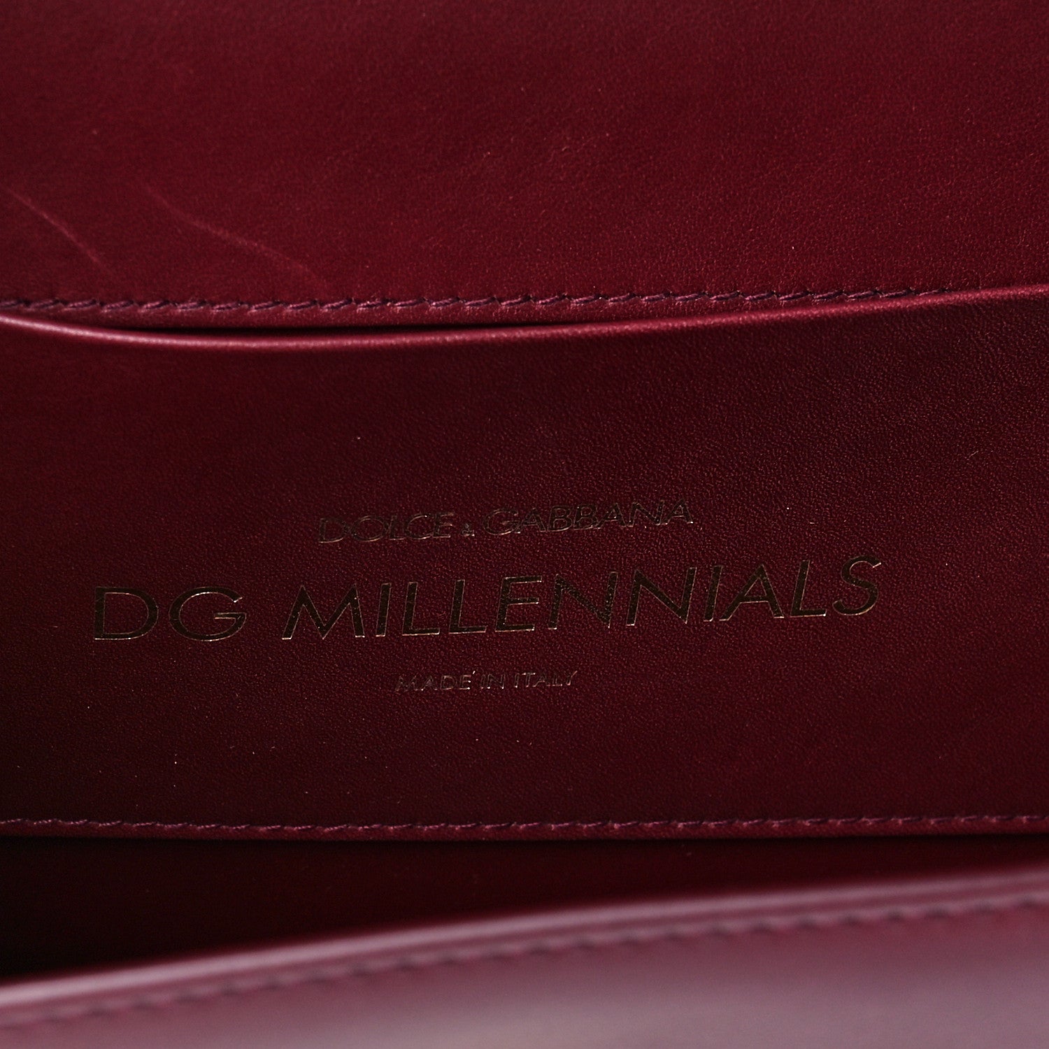 Dolce & Gabbana Nappa DG Millennials Shoulder Bag Purple 7 of 17