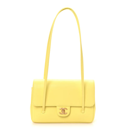 Chanel Shiny Caviar Preppy Coco Small Flap Light Yellow 1 of 10