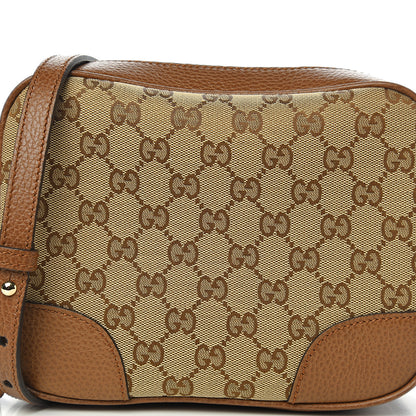 Gucci Monogram Mini Bree Messenger Bag Beige Tabacco 9 of 9
