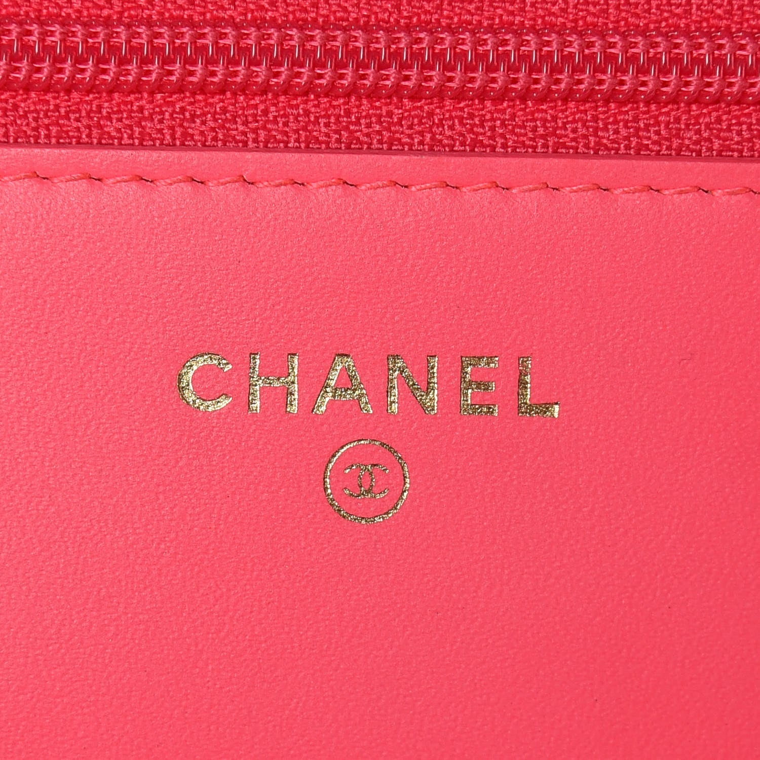 Chanel Patent Calfskin Quilted Boy Wallet On Chain WOC Pink 9 of 12