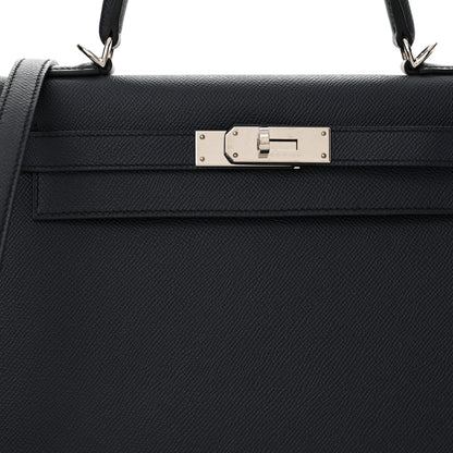 Hermes Epsom Kelly Sellier 28 Bleu Indigo 8 of 13