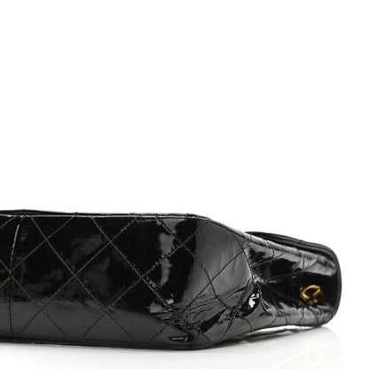 Chanel Patent Quilted Small Single Flap Black 11 of 11