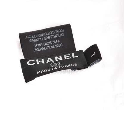 Chanel Tweed CC Beret L Ivory 4 of 5