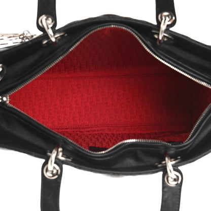 Christian Dior Lambskin Cannage Large Lady Dior Black 5 of 16