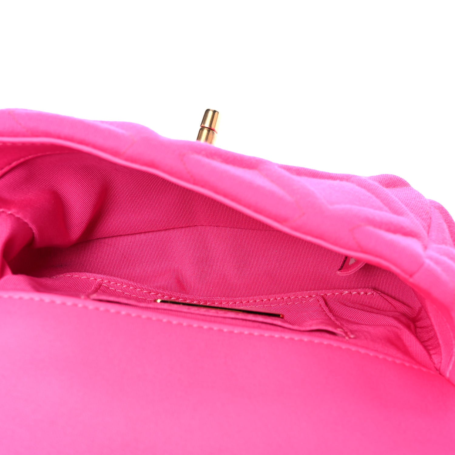 Chanel Jersey Quilted Chanel 19 Waist Bag Pink 4 of 10
