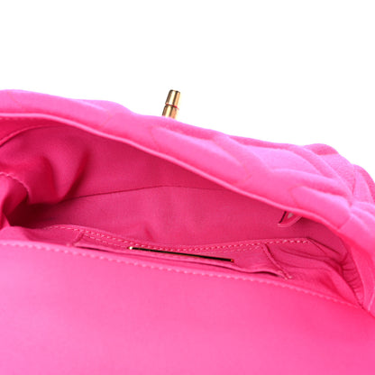 Chanel Jersey Quilted Chanel 19 Waist Bag Pink 4 of 10